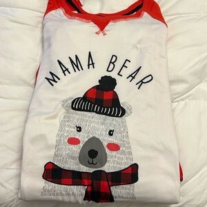 CuddlDuds Mama bear pajamas size Large NWOT #Z-2
